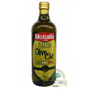 روغن زیتون فرابکر خالص موتالیا 1 لیتری شیشه ایی
