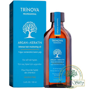 روغن آرگان + کراتین ترینوا حجم 100 میل