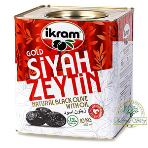 زیتون سیاه چروک ایکرام گلد 10 کیلو خالص