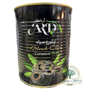 زیتون سیاه اسلایس ارداگل 1560 گرم خالص